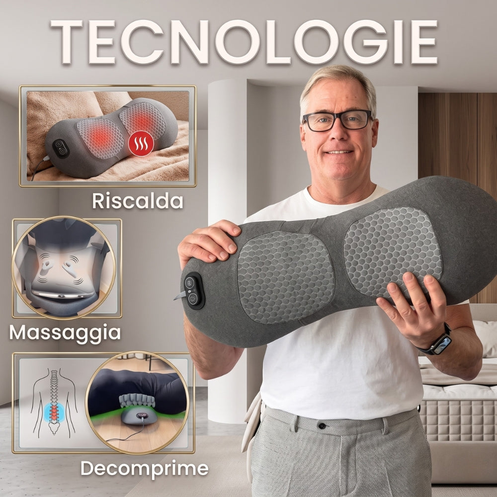Sollievo da sciatica e mal di schiena in 15 minuti al giorno: Massaggiatore Lievos