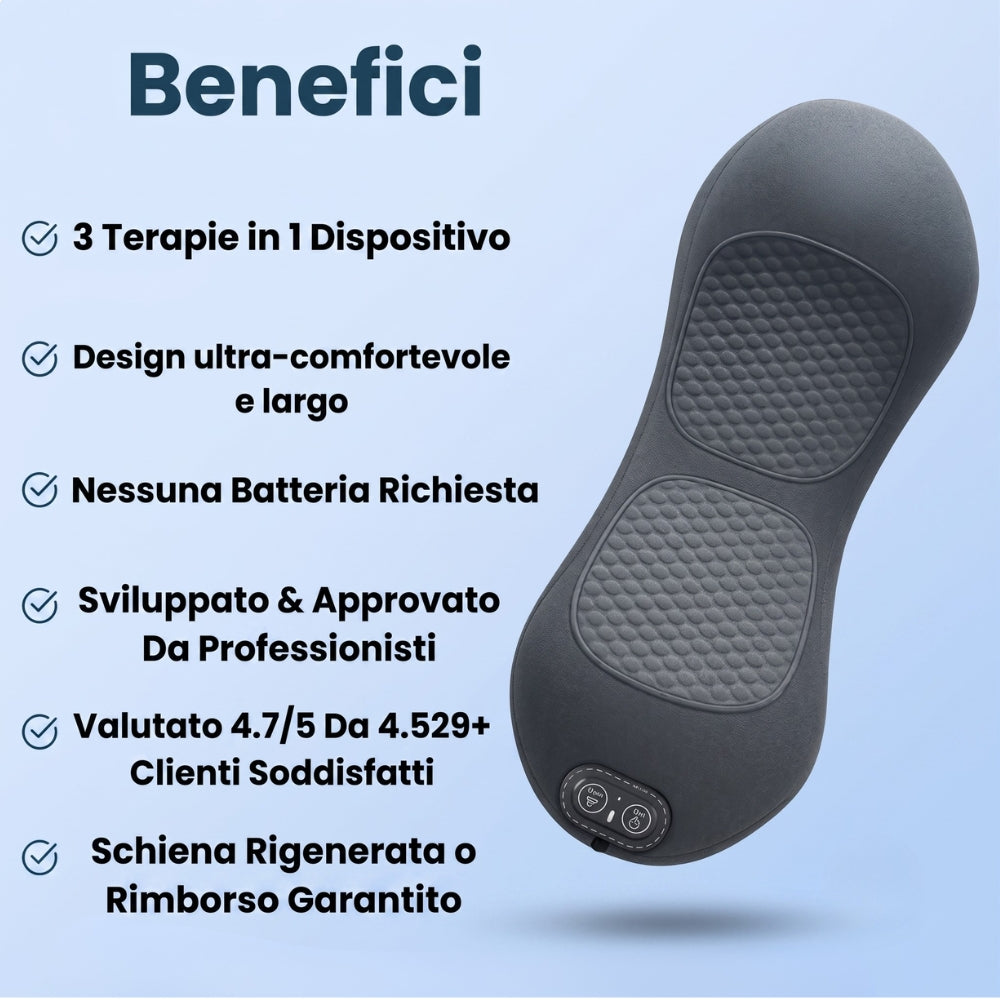 Sollievo da sciatica e mal di schiena in 15 minuti al giorno: Massaggiatore Lievos